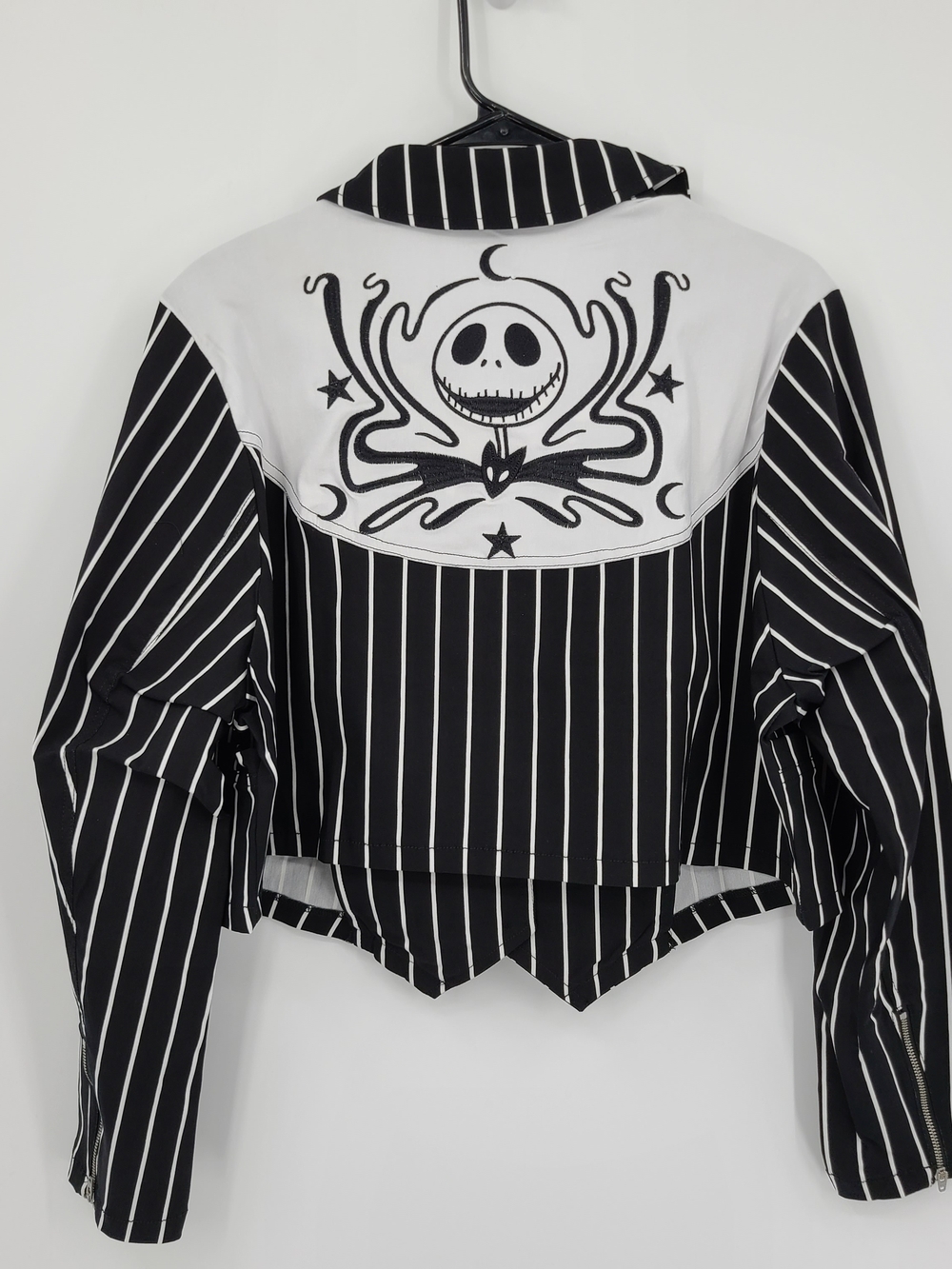 Unique Vintage X Disney Jack Skellington Cropped Jacket Size 3X